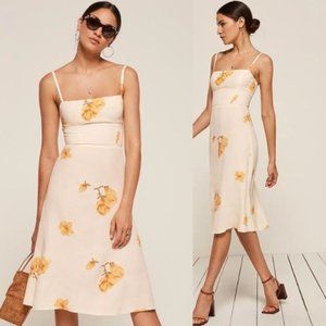 Reformation Floral Afternoon Slip Midi Dress 17712